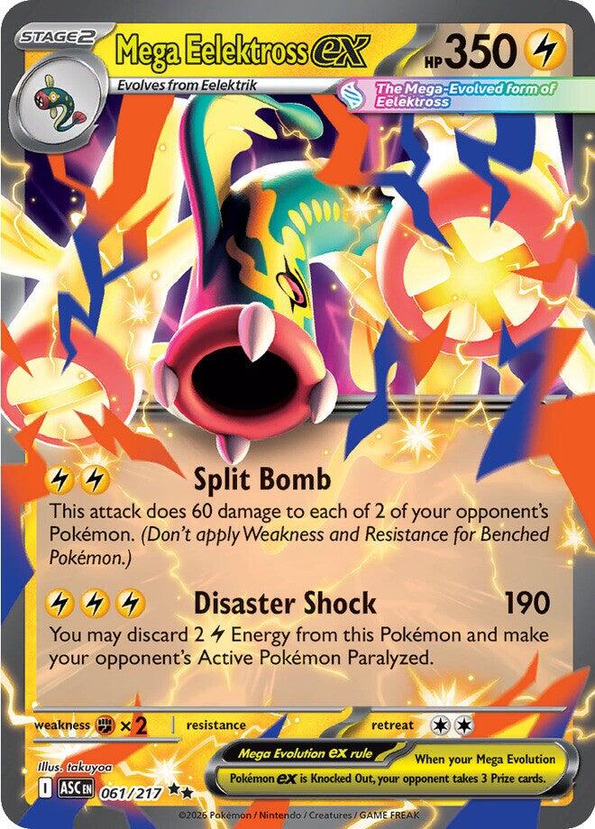 Mega Eelektross ex (061/217) [Mega Evolution: Ascended Heroes] | Card Citadel