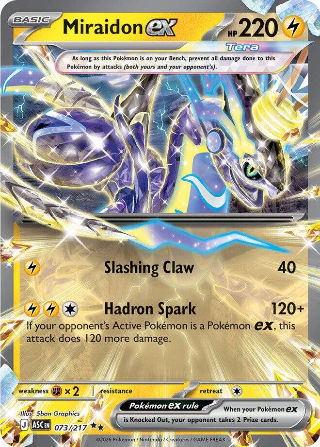 Miraidon ex (073/217) [Mega Evolution: Ascended Heroes] | Card Citadel