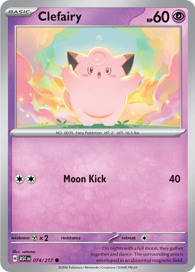 Clefairy (074/217) [Mega Evolution: Ascended Heroes] | Card Citadel