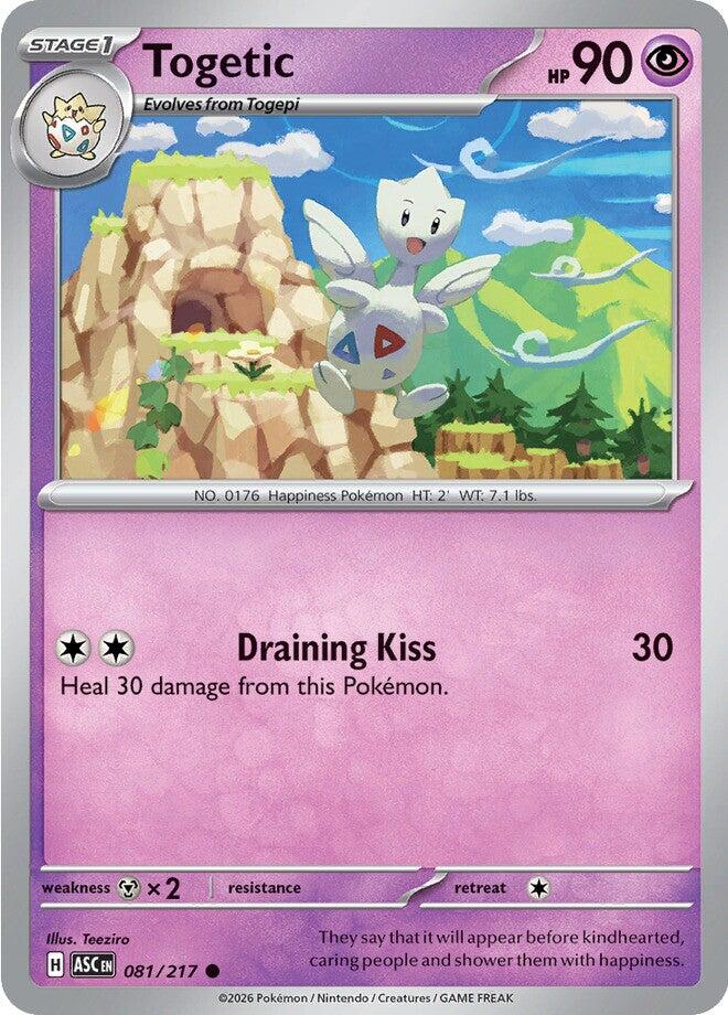 Togetic (081/217) [Mega Evolution: Ascended Heroes] | Card Citadel