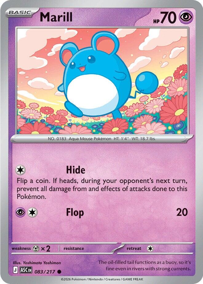 Marill (083/217) [Mega Evolution: Ascended Heroes] | Card Citadel