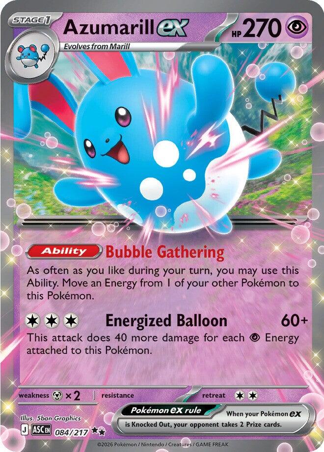 Azumarill ex (084/217) [Mega Evolution: Ascended Heroes] | Card Citadel