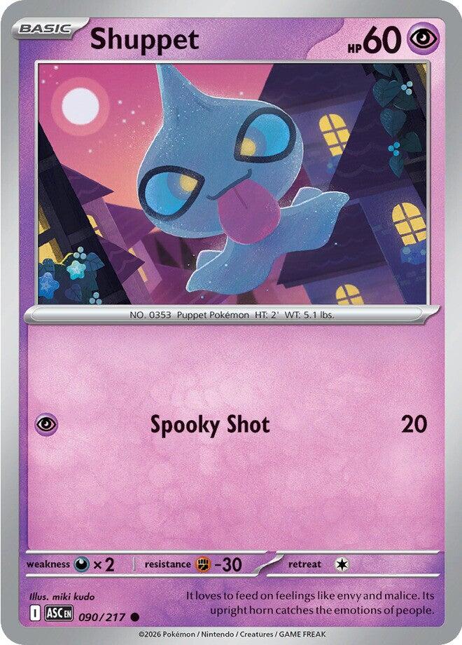 Shuppet (090/217) [Mega Evolution: Ascended Heroes] | Card Citadel