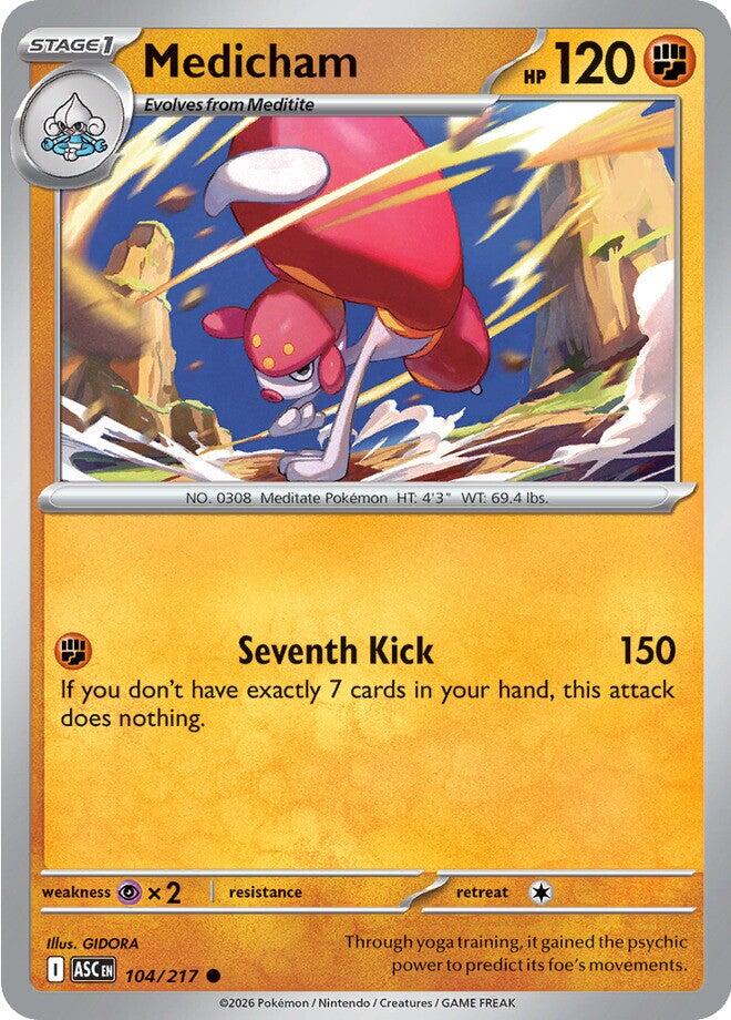 Medicham (104/217) [Mega Evolution: Ascended Heroes] | Card Citadel