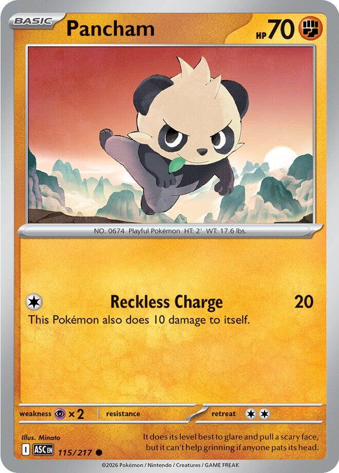 Pancham (115/217) [Mega Evolution: Ascended Heroes] | Card Citadel