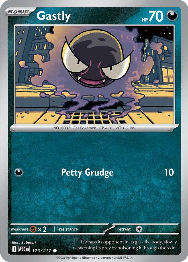 Gastly (123/217) [Mega Evolution: Ascended Heroes] | Card Citadel