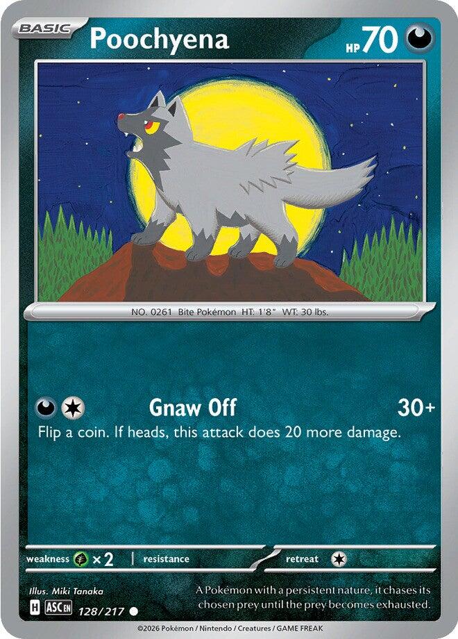 Poochyena (128/217) [Mega Evolution: Ascended Heroes] | Card Citadel