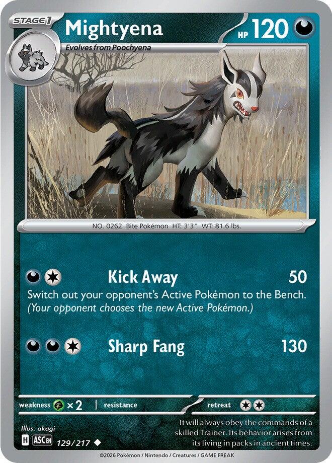 Mightyena (129/217) [Mega Evolution: Ascended Heroes] | Card Citadel