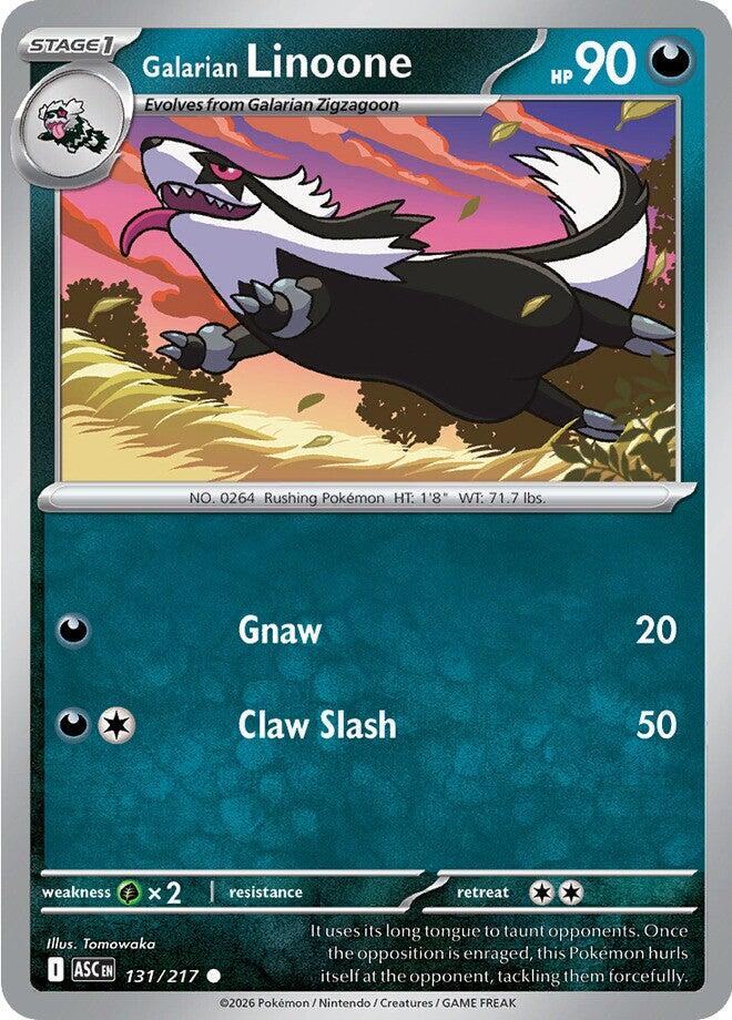 Galarian Linoone (131/217) [Mega Evolution: Ascended Heroes] | Card Citadel