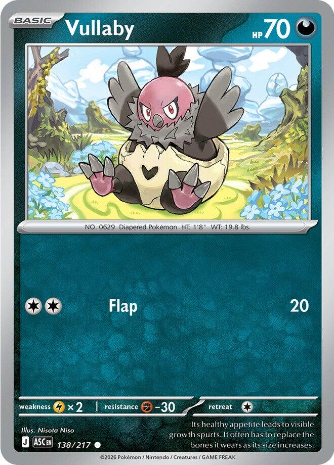 Vullaby (138/217) [Mega Evolution: Ascended Heroes] | Card Citadel