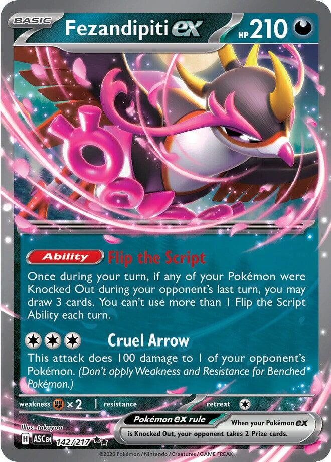 Fezandipiti ex (142/217) [Mega Evolution: Ascended Heroes] | Card Citadel