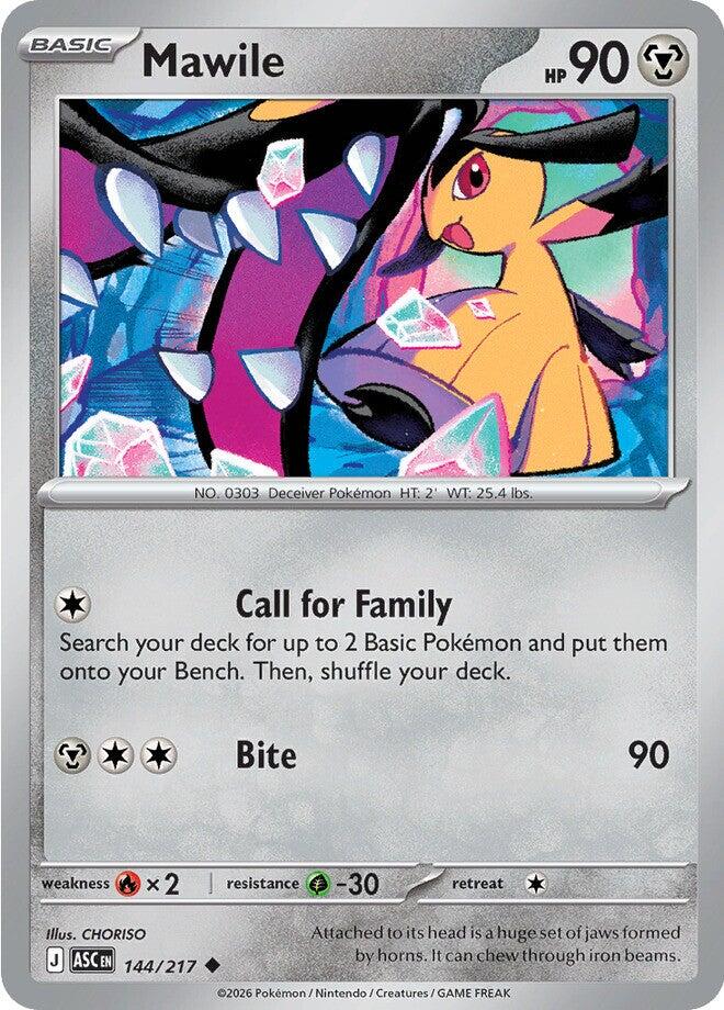 Mawile (144/217) [Mega Evolution: Ascended Heroes] | Card Citadel