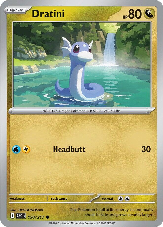 Dratini (150/217) [Mega Evolution: Ascended Heroes] | Card Citadel