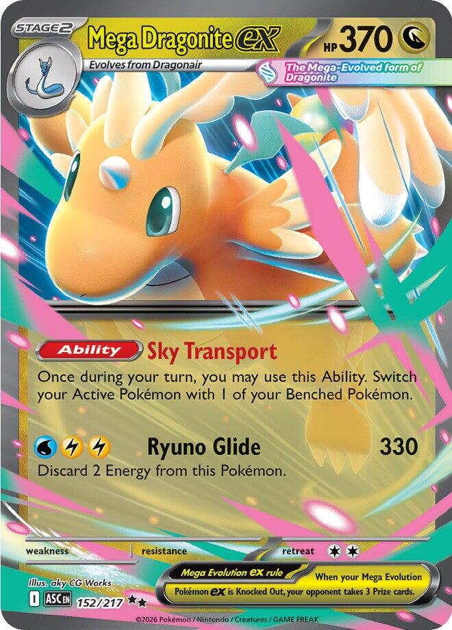 Mega Dragonite ex (152/217) [Mega Evolution: Ascended Heroes] | Card Citadel