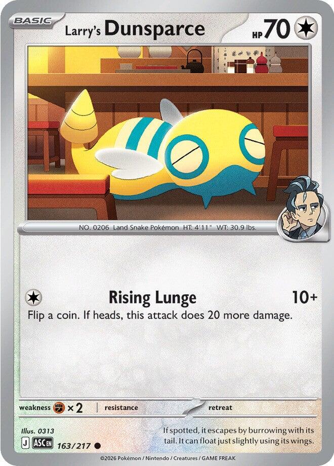 Larry's Dunsparce (163/217) [Mega Evolution: Ascended Heroes] | Card Citadel