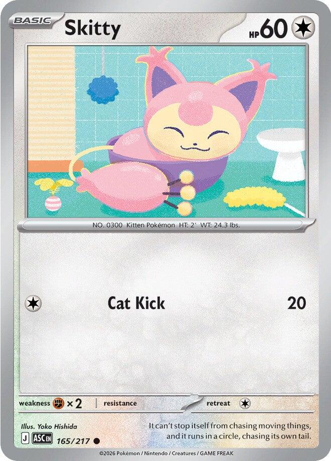 Skitty (165/217) [Mega Evolution: Ascended Heroes] | Card Citadel