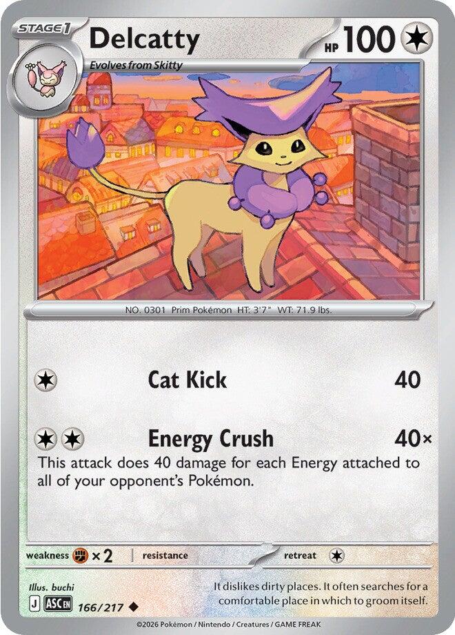 Delcatty (166/217) [Mega Evolution: Ascended Heroes] | Card Citadel