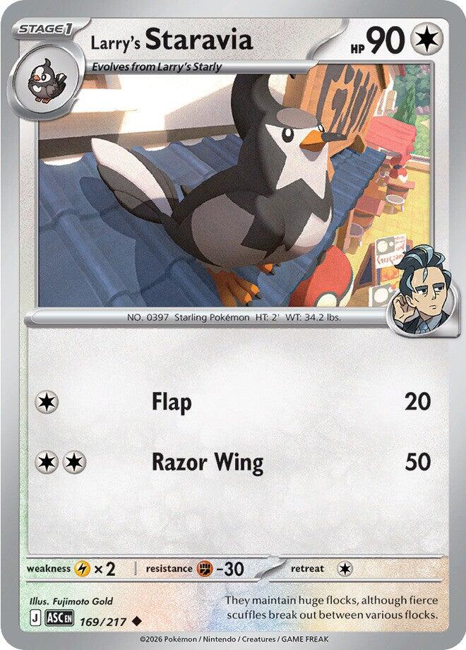 Larry's Staravia (169/217) [Mega Evolution: Ascended Heroes] | Card Citadel