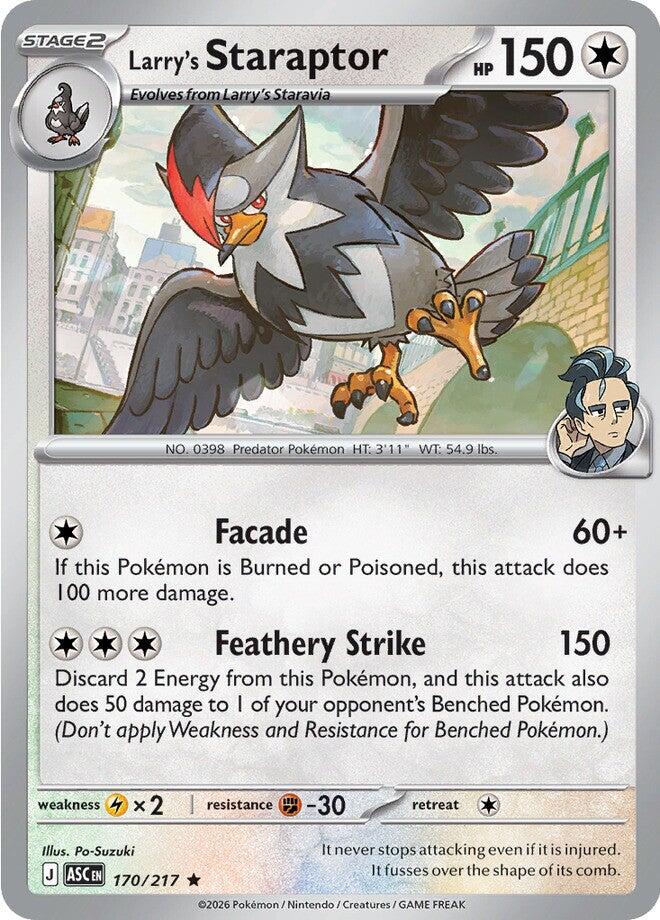 Larry's Staraptor (170/217) [Mega Evolution: Ascended Heroes] | Card Citadel