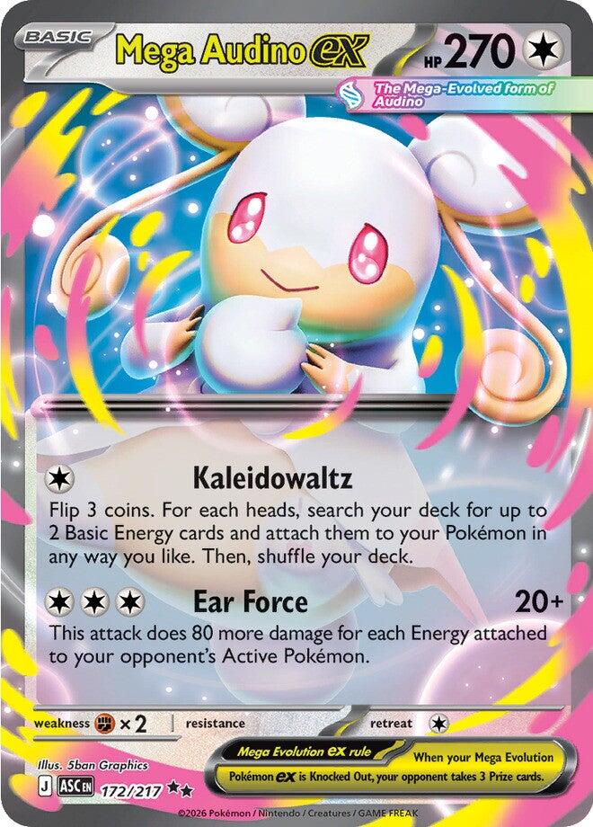 Mega Audino ex (172/217) [Mega Evolution: Ascended Heroes] | Card Citadel