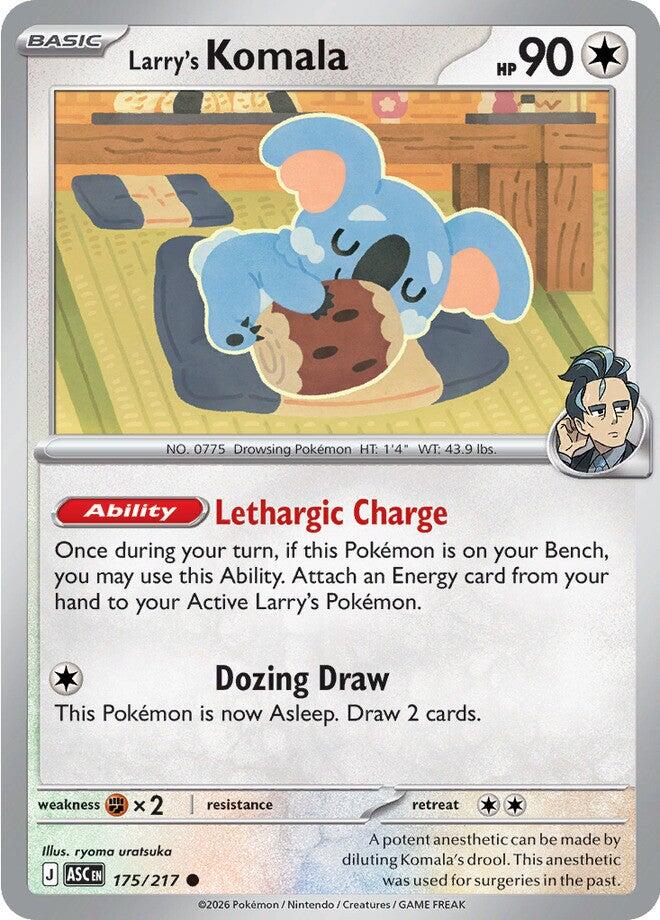 Larry's Komala (175/217) [Mega Evolution: Ascended Heroes] | Card Citadel