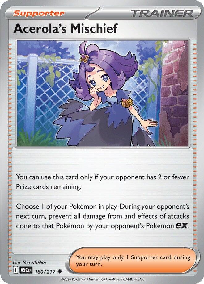 Acerola's Mischief (180/217) [Mega Evolution: Ascended Heroes] | Card Citadel