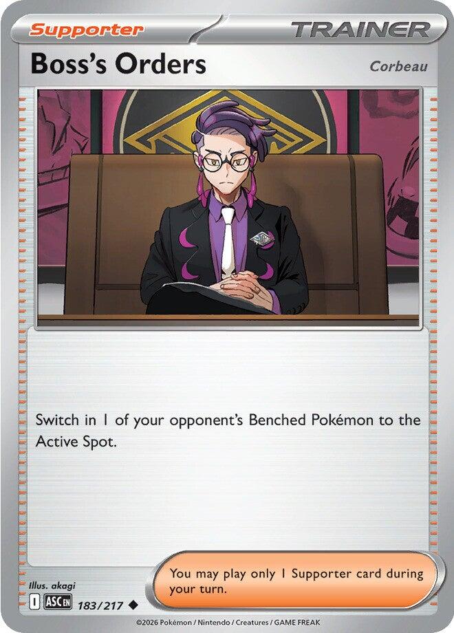 Boss's Orders [Corbeau] - 183/217 [Mega Evolution: Ascended Heroes] | Card Citadel