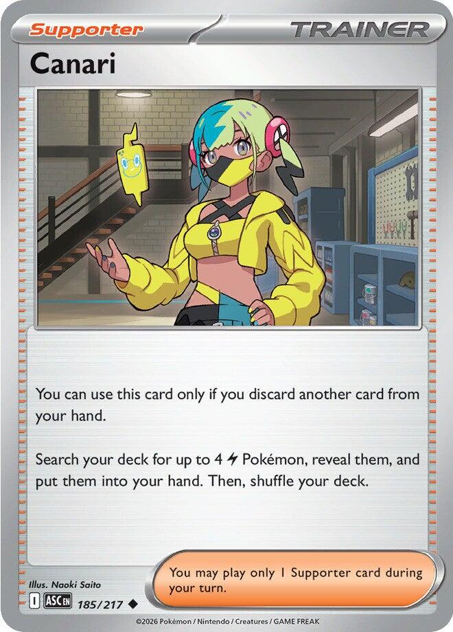 Canari (185/217) [Mega Evolution: Ascended Heroes] | Card Citadel