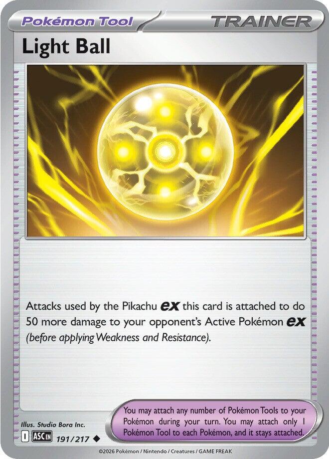 Light Ball (191/217) [Mega Evolution: Ascended Heroes] | Card Citadel