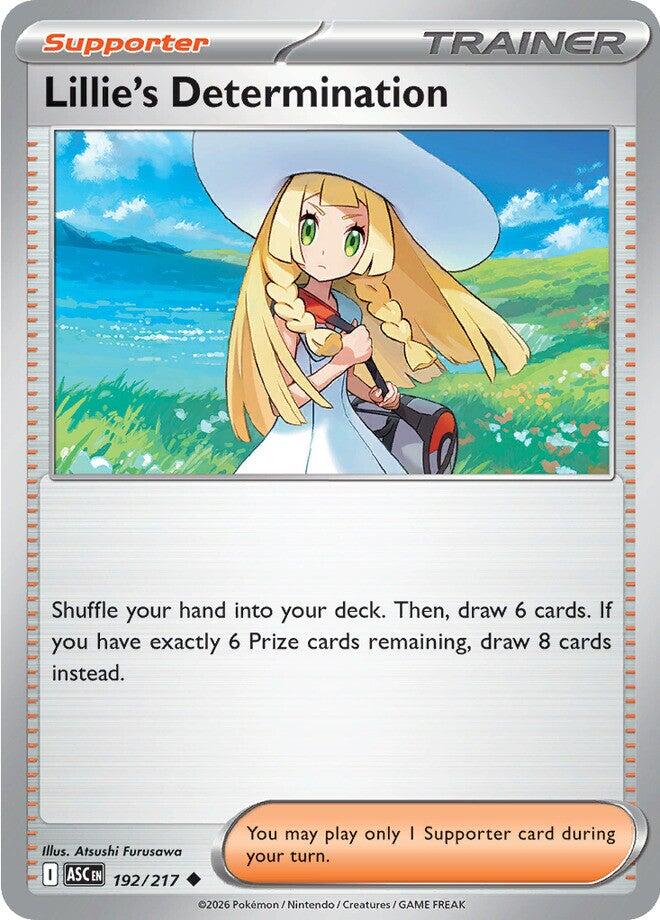 Lillie's Determination (192/217) [Mega Evolution: Ascended Heroes] | Card Citadel