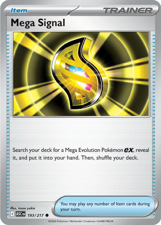 Mega Signal (193/217) [Mega Evolution: Ascended Heroes] | Card Citadel
