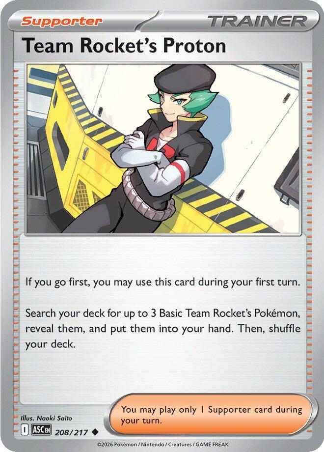 Team Rocket's Proton (208/217) [Mega Evolution: Ascended Heroes] | Card Citadel