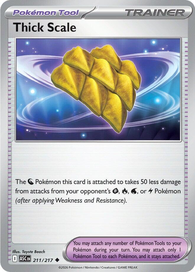 Thick Scale (211/217) [Mega Evolution: Ascended Heroes] | Card Citadel