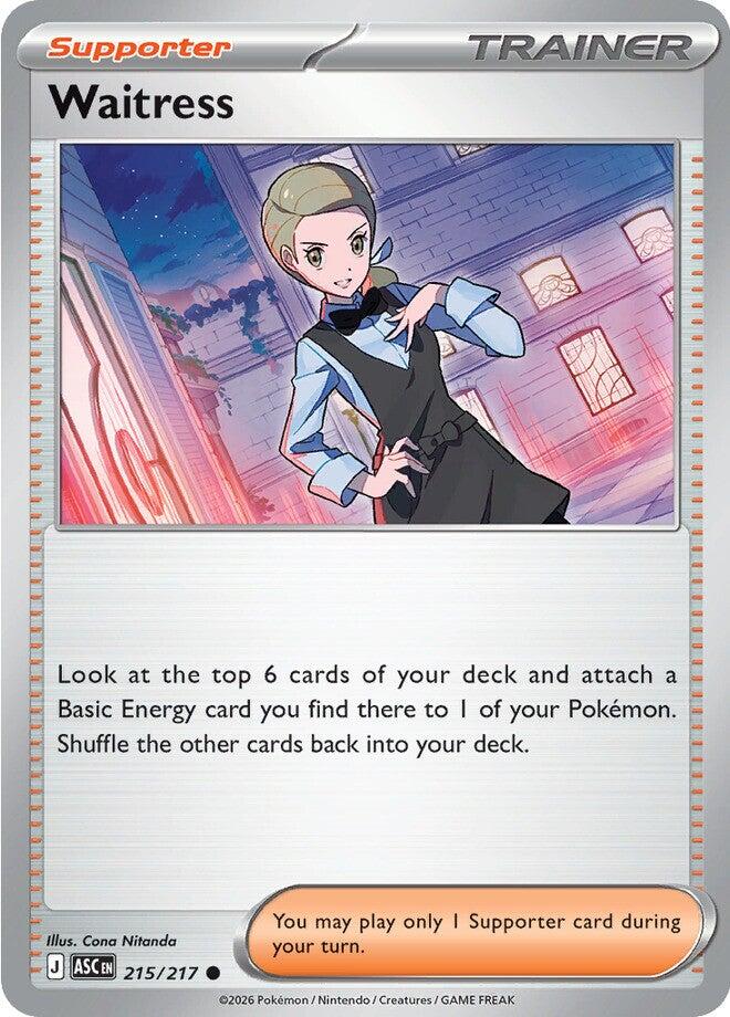 Waitress (215/217) [Mega Evolution: Ascended Heroes] | Card Citadel