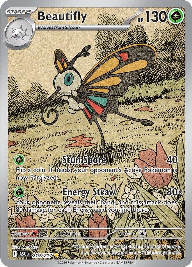 Beautifly (219/217) [Mega Evolution: Ascended Heroes] | Card Citadel