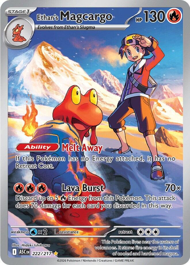 Ethan's Magcargo (222/217) [Mega Evolution: Ascended Heroes] | Card Citadel