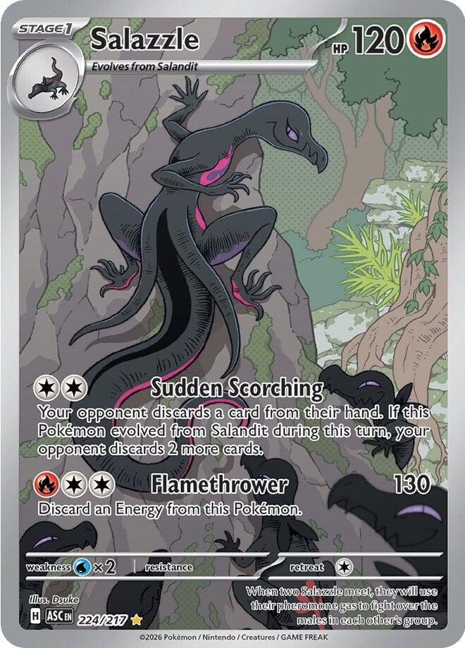 Salazzle (224/217) [Mega Evolution: Ascended Heroes] | Card Citadel