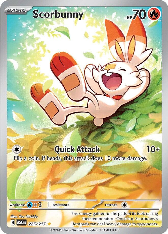 Scorbunny (225/217) [Mega Evolution: Ascended Heroes] | Card Citadel