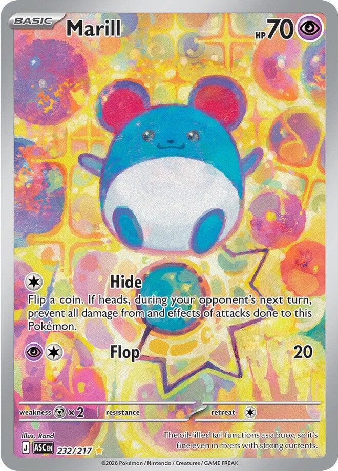 Marill (232/217) [Mega Evolution: Ascended Heroes] | Card Citadel