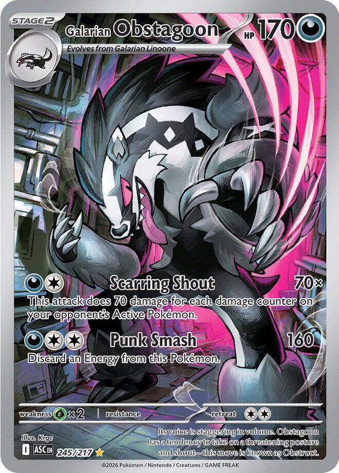 Galarian Obstagoon (245/217) [Mega Evolution: Ascended Heroes] | Card Citadel