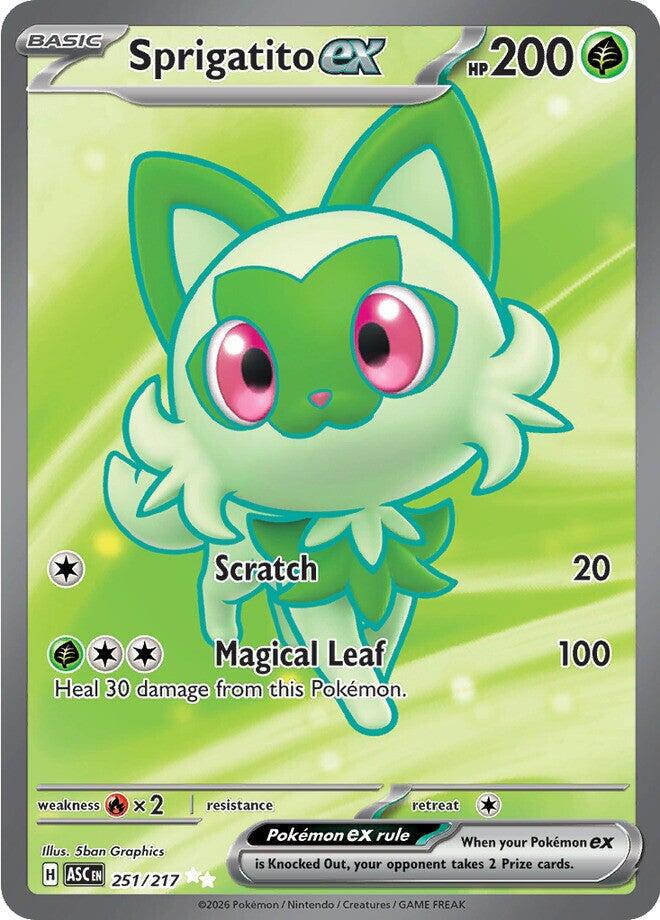 Sprigatito ex (251/217) [Mega Evolution: Ascended Heroes] | Card Citadel