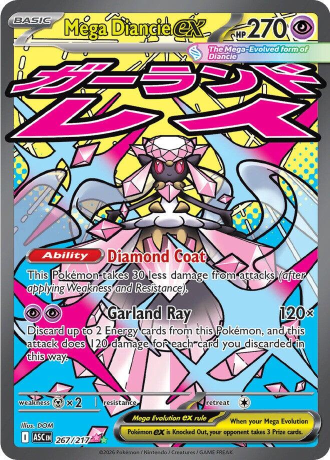 Mega Diancie ex (267/217) [Mega Evolution: Ascended Heroes] | Card Citadel