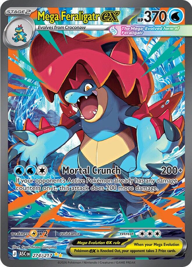 Mega Feraligatr ex (274/217) [Mega Evolution: Ascended Heroes] | Card Citadel