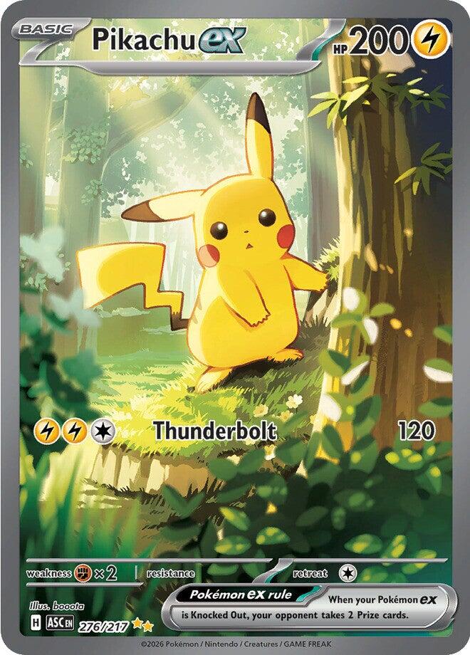 Pikachu ex (276/217) [Mega Evolution: Ascended Heroes] | Card Citadel