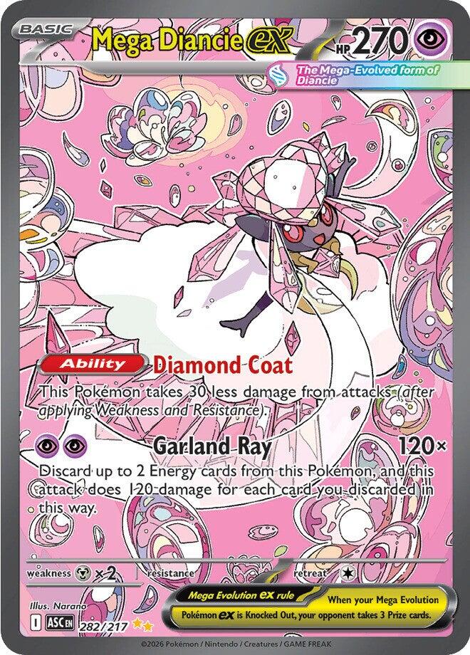 Mega Diancie ex (282/217) [Mega Evolution: Ascended Heroes] | Card Citadel