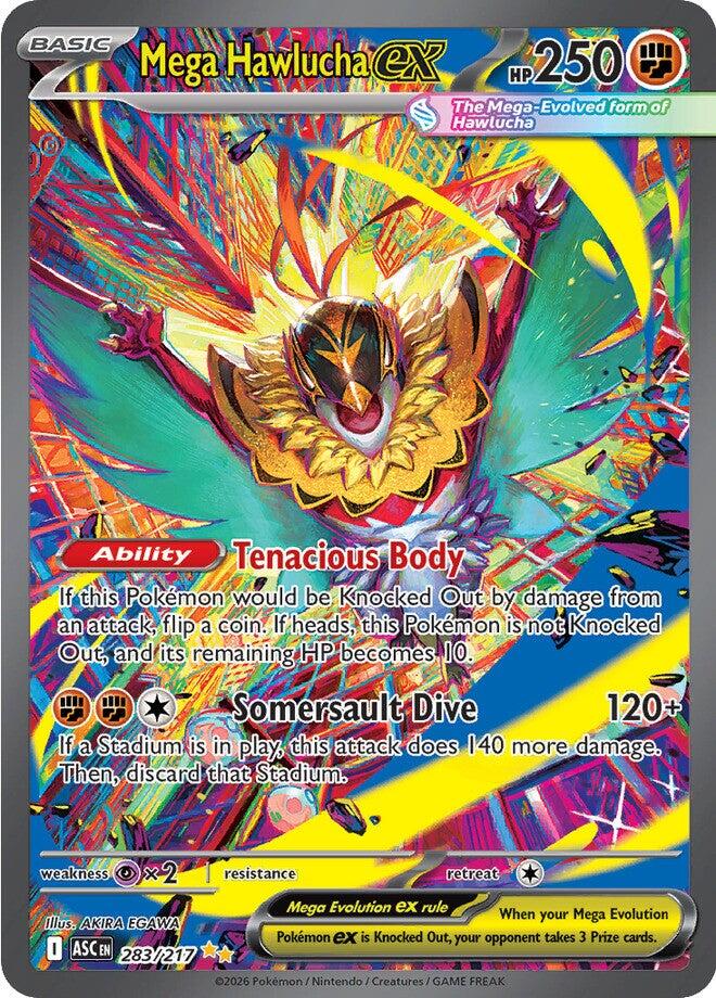 Mega Hawlucha ex (283/217) [Mega Evolution: Ascended Heroes] | Card Citadel