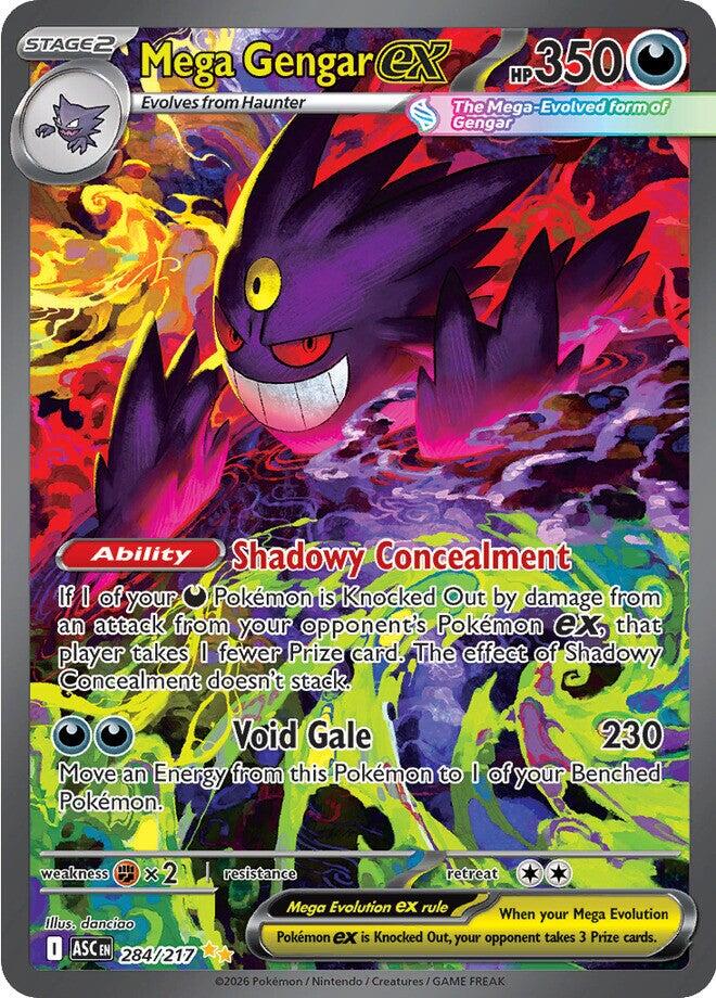 Mega Gengar ex (284/217) [Mega Evolution: Ascended Heroes] | Card Citadel