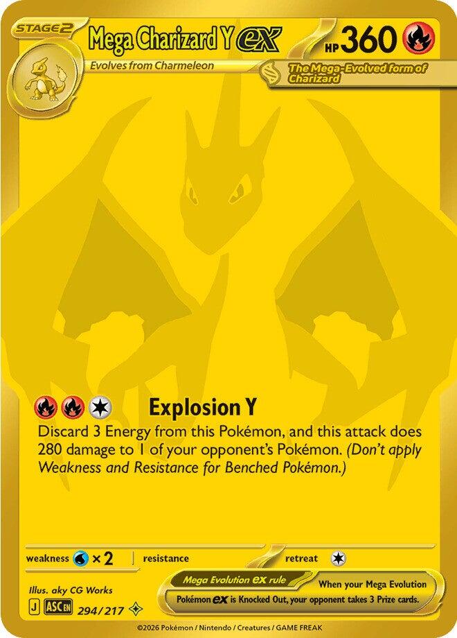 Mega Charizard Y ex (294/217) [Mega Evolution: Ascended Heroes] | Card Citadel