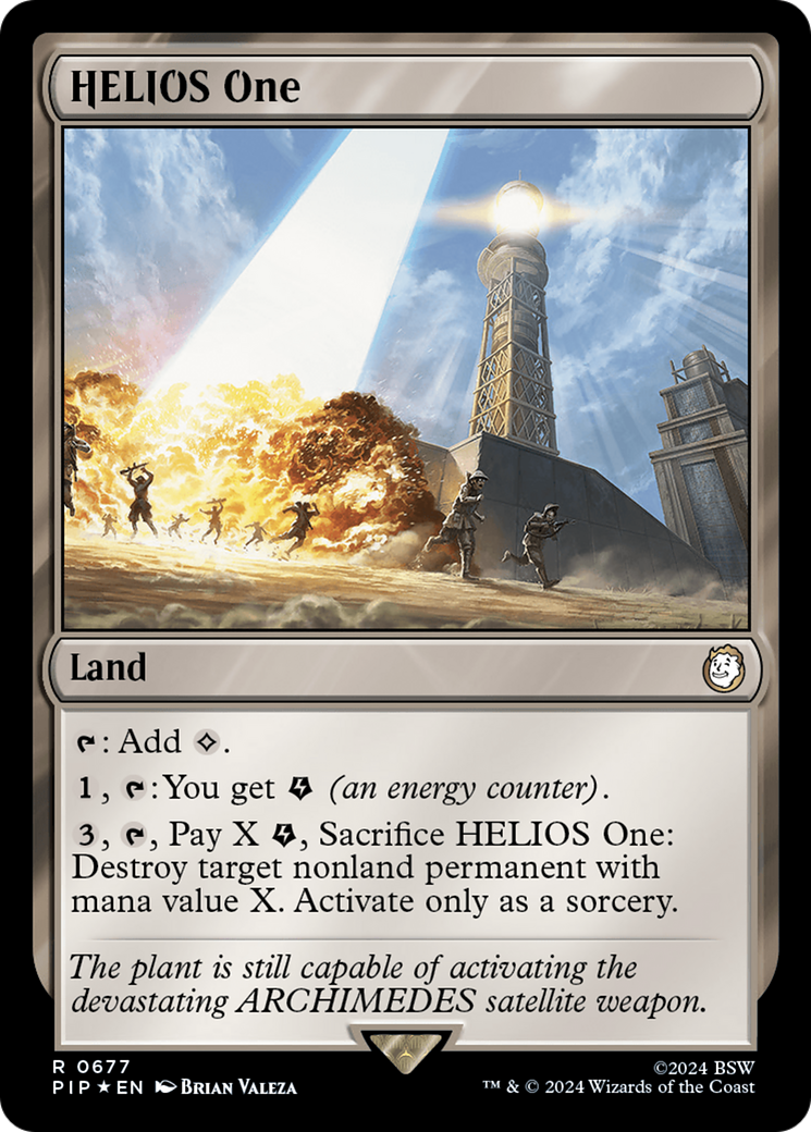 HELIOS One (Surge Foil) [Fallout] | Card Citadel