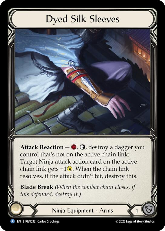 Dyed Silk Sleeves [PEN032] (Compendium of Rathe)  Cold Foil | Card Citadel